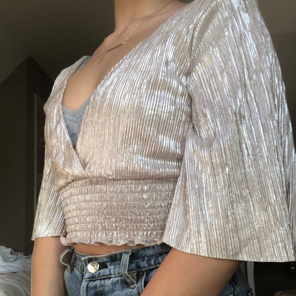 Elegant & Fun Shimmery Top
